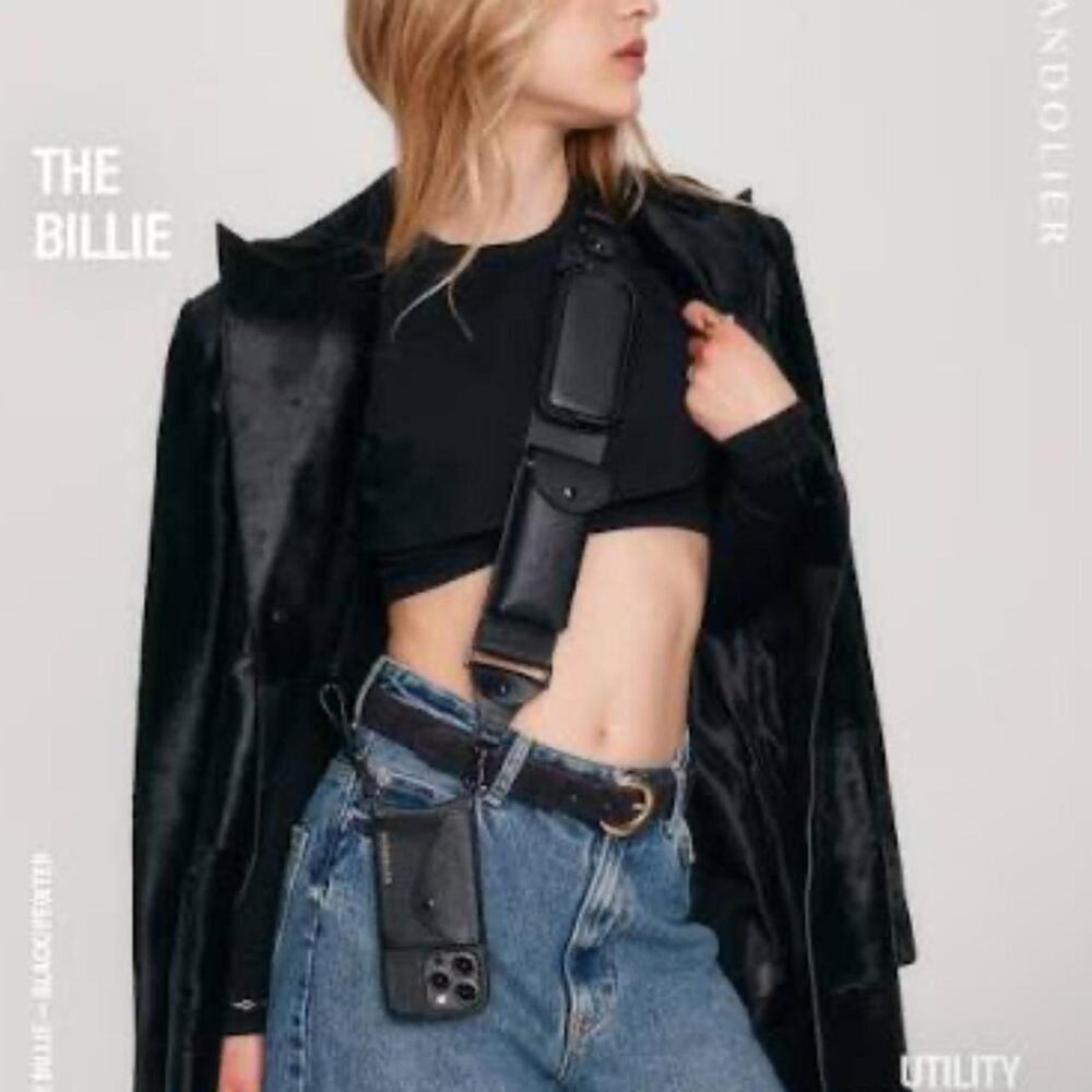 Bandolier Billie Crossbody Phone Case with Nylon Utility Strap